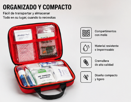 Kit de Emergencia Profesional 391 Piezas – Supervivencia Total