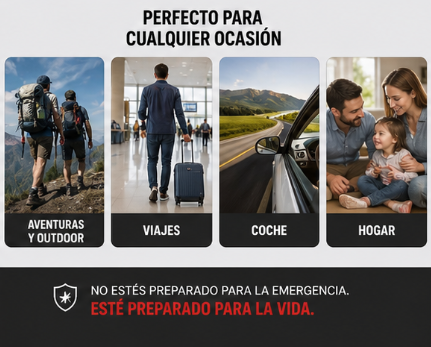 Kit de Emergencia Profesional 391 Piezas – Supervivencia Total