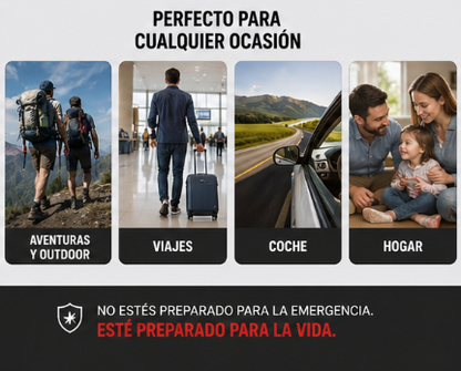 Kit de Emergencia Profesional 391 Piezas – Supervivencia Total