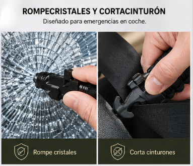 Kit de Supervivencia 14 en 1 – Herramientas de Emergencia para Camping y Aventuras