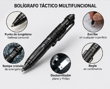 Kit de Supervivencia 14 en 1 – Herramientas de Emergencia para Camping y Aventuras